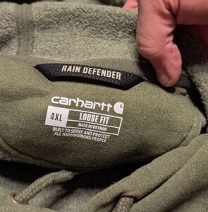Carhartt Rain Defender 4XL hoodie